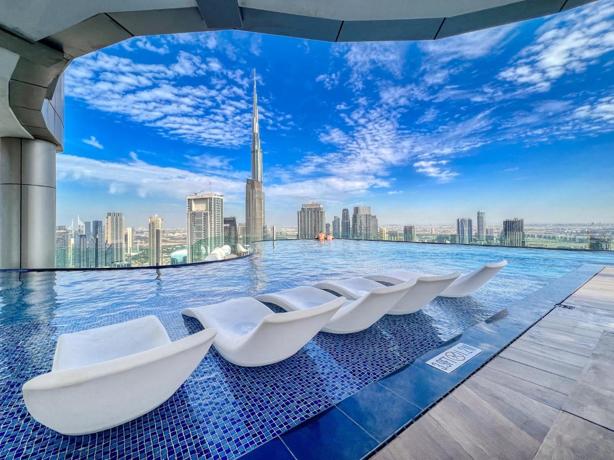 Highest Infinity Pool In Downtown Dubai Apartment ภายนอก รูปภาพ