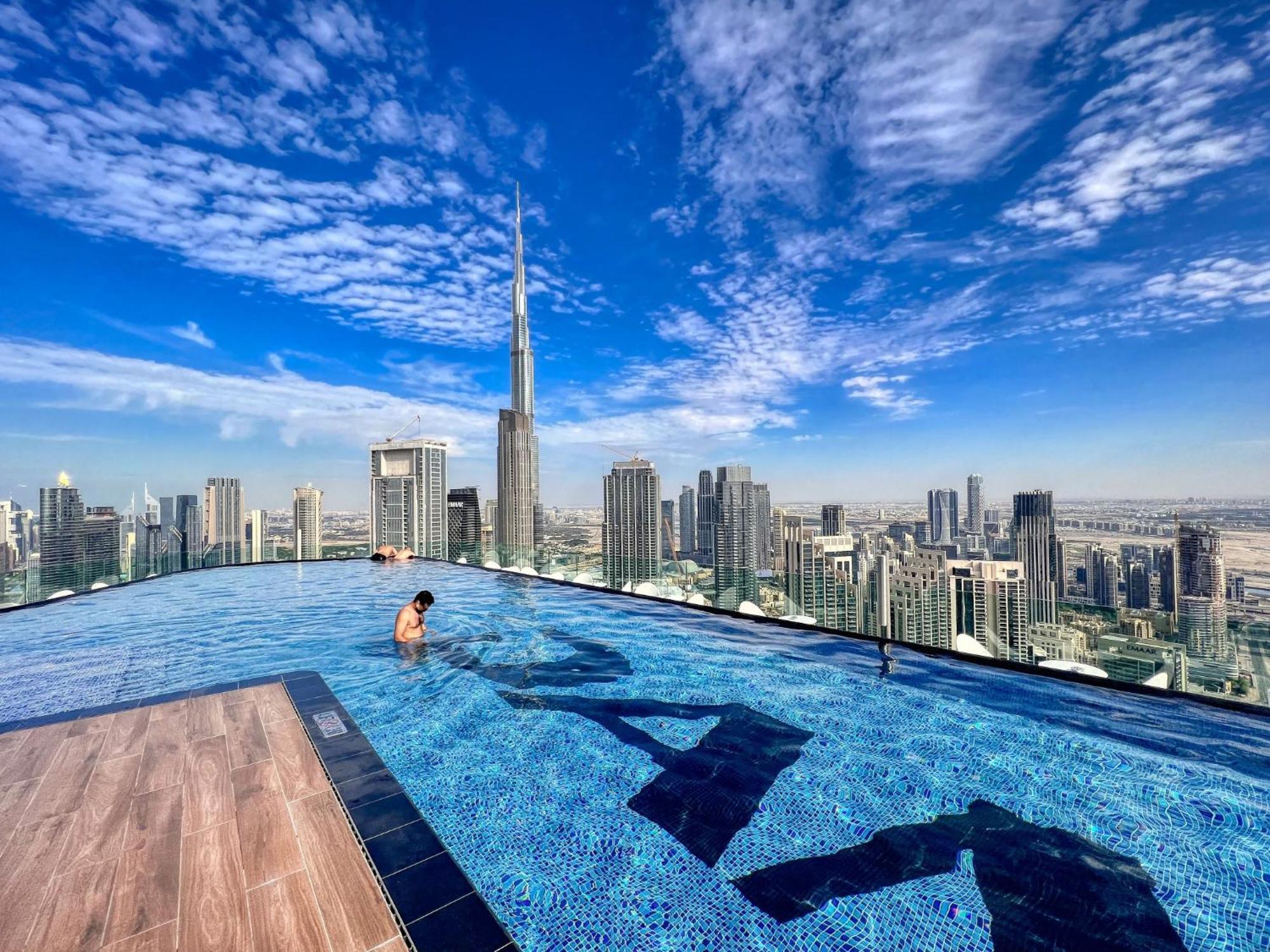 Highest Infinity Pool In Downtown Dubai Apartment ภายนอก รูปภาพ
